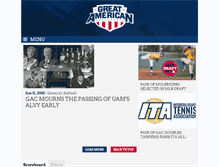 Tablet Screenshot of greatamericanconference.com